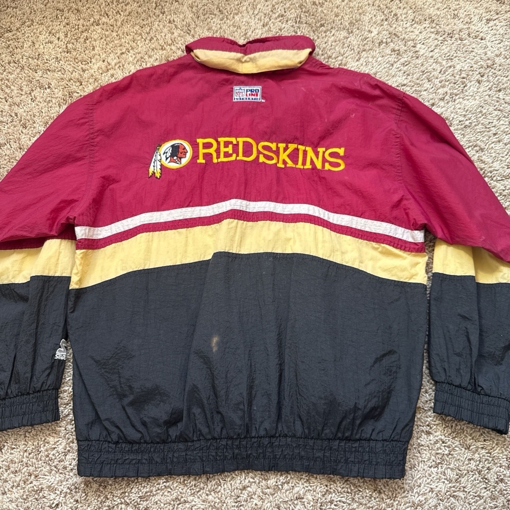 Vintage 90s Washington Redskins Starter NFL Pro Line Jacket Size Large Rare USA